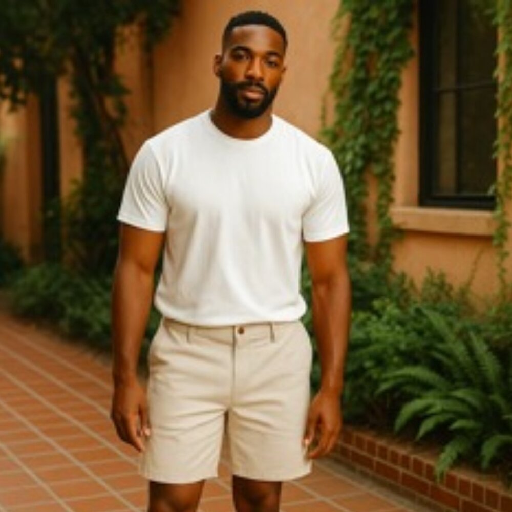 George Shorts Men’s 44 Khaki 9” Inseam Above the Knee NWT